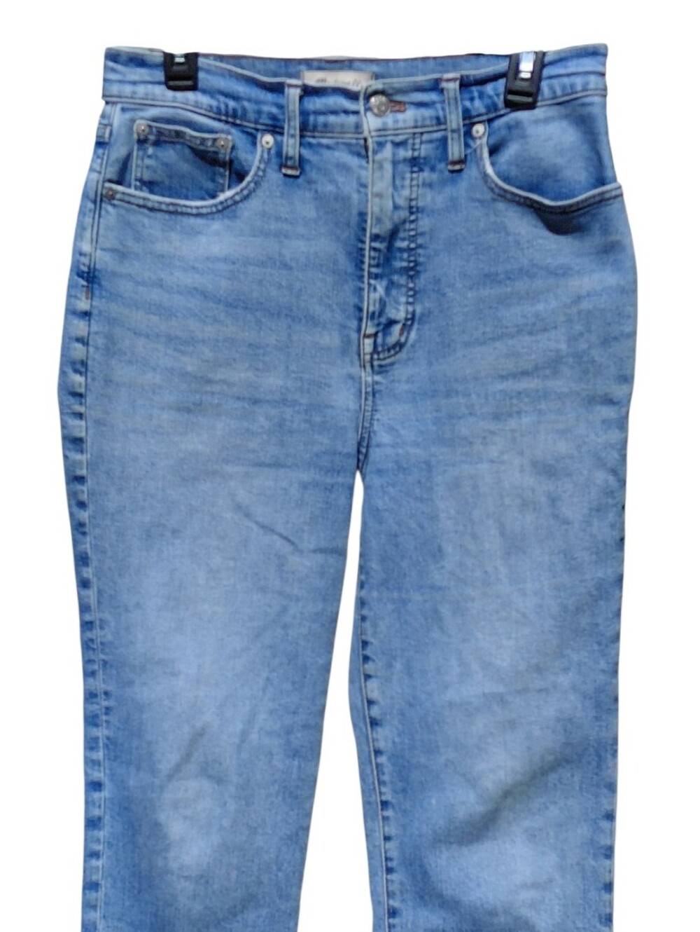 8417....Women's Madewell High-Rise Straight Leg Mom Jeans Size 28 - Picture 6 of 8